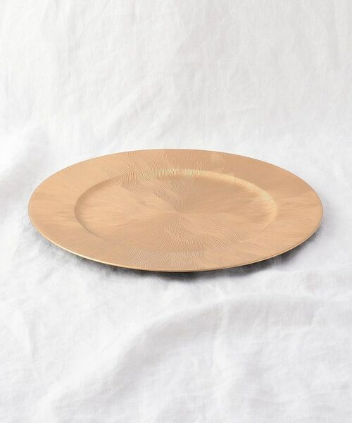 212 KITCHEN STORE / トゥーワントゥーキッチン ストア インテリア・生活雑貨・ホビー・ステーショナリー | チャージャープレート リーフウェーブ ゴールド シェーンプラス CH20233-Ｇ | 詳細1