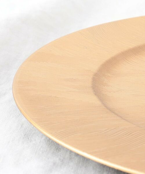 212 KITCHEN STORE / トゥーワントゥーキッチン ストア インテリア・生活雑貨・ホビー・ステーショナリー | チャージャープレート リーフウェーブ ゴールド シェーンプラス CH20233-Ｇ | 詳細5