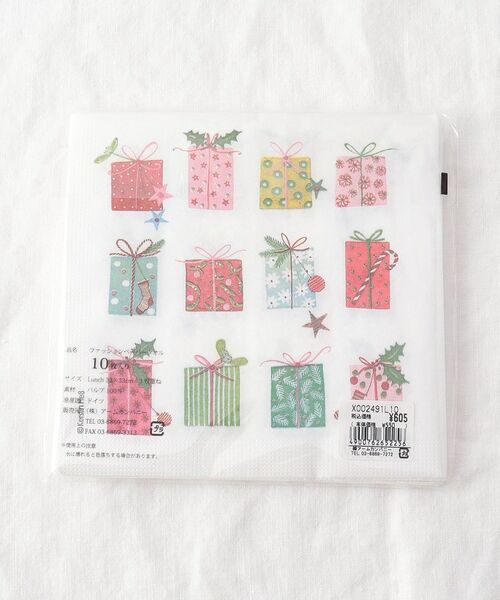 212 KITCHEN STORE / トゥーワントゥーキッチン ストア インテリア・生活雑貨・ホビー・ステーショナリー | クリスマスペーパーナプキン 10枚入り 33センチ ギフトフォーユー PPD | 詳細2