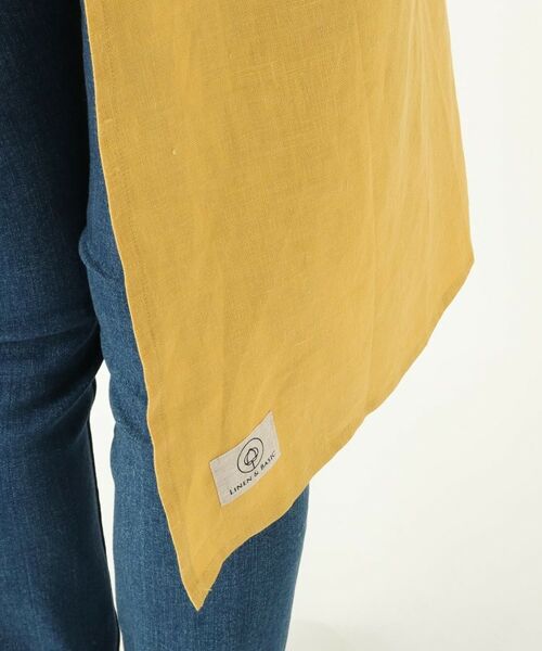 212 KITCHEN STORE / トゥーワントゥーキッチン ストア インテリア・生活雑貨・ホビー・ステーショナリー | リネンギャザーワンピースエプロン ヤマブキ ＜LINEN&BASIC リネンアンドベーシック＞ | 詳細8