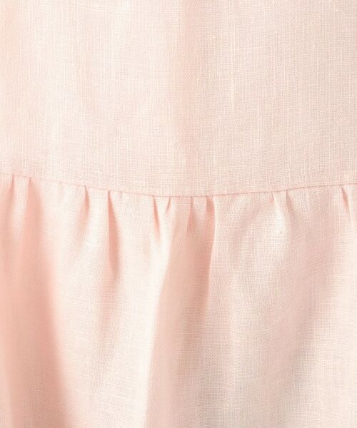 212 KITCHEN STORE / トゥーワントゥーキッチン ストア インテリア・生活雑貨・ホビー・ステーショナリー | リネンギャザーワンピースエプロン チェリーピンク ＜LINEN&BASIC リネンアンドベーシック＞ | 詳細7