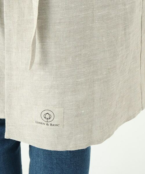 212 KITCHEN STORE / トゥーワントゥーキッチン ストア インテリア・生活雑貨・ホビー・ステーショナリー | スルーワンピースエプロン オートミール ＜LINEN&BASIC リネンアンドベーシック＞ | 詳細8