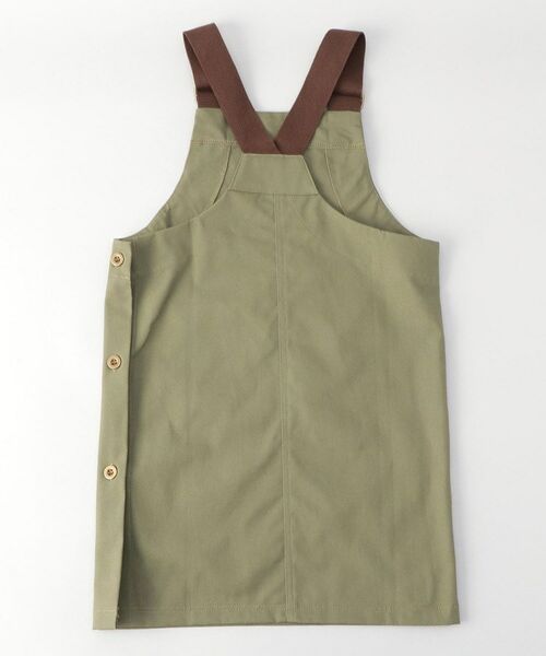 212 KITCHEN STORE / トゥーワントゥーキッチン ストア インテリア・生活雑貨・ホビー・ステーショナリー | カバーオールキッズエプロン KHAKI ＜FABORI ファボリ＞ | 詳細2