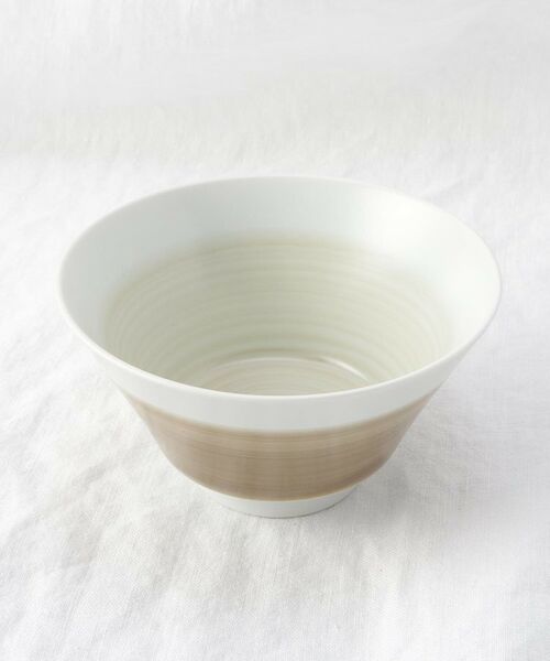 212 KITCHEN STORE / トゥーワントゥーキッチン ストア 食器 | 波佐見焼 マルチ碗 刷毛巻 ベージュ | 詳細1