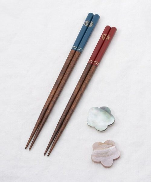 212 KITCHEN STORE / トゥーワントゥーキッチン ストア インテリア・生活雑貨・ホビー・ステーショナリー | 梅結び 夫婦箸＆箸置きセット | 詳細1