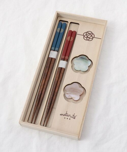 212 KITCHEN STORE / トゥーワントゥーキッチン ストア インテリア・生活雑貨・ホビー・ステーショナリー | 梅結び 夫婦箸＆箸置きセット | 詳細10