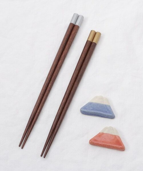 212 KITCHEN STORE / トゥーワントゥーキッチン ストア インテリア・生活雑貨・ホビー・ステーショナリー | マウント富士 夫婦箸＆箸置きセット | 詳細1