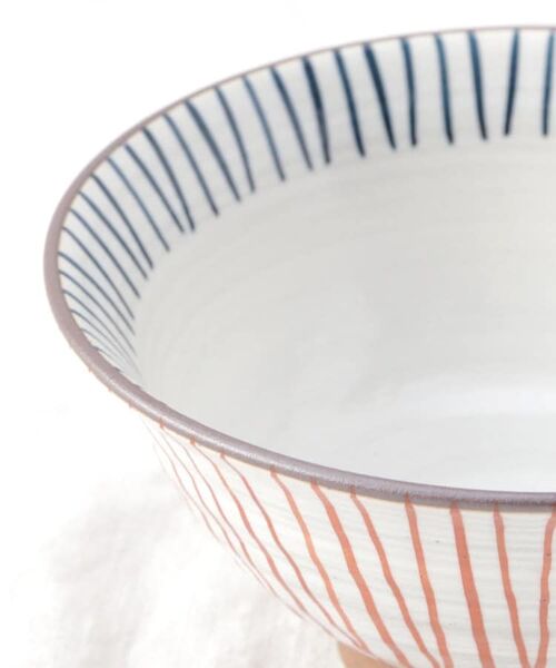 212 KITCHEN STORE / トゥーワントゥーキッチン ストア 食器 | 藍花 粉引十草 紅 飯碗 | 詳細5