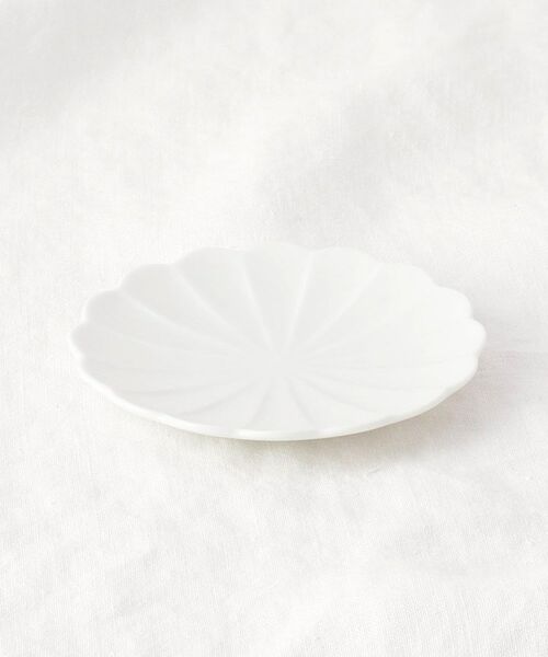 212 KITCHEN STORE / トゥーワントゥーキッチン ストア 食器 | コトハナ 小皿 福寿草 白 | 詳細1