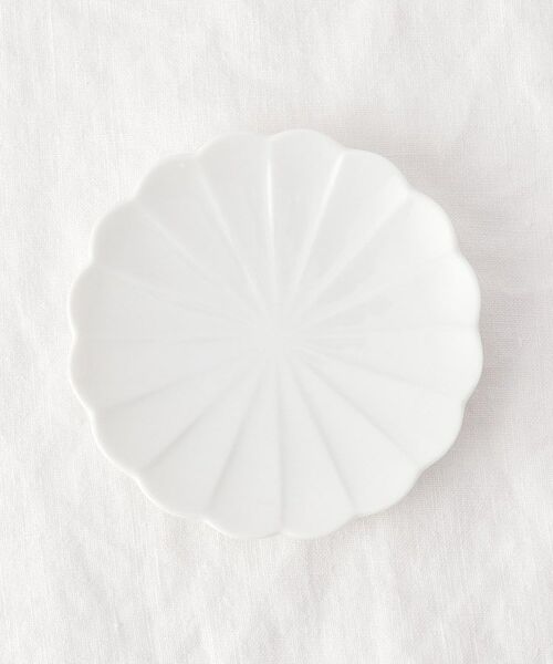 212 KITCHEN STORE / トゥーワントゥーキッチン ストア 食器 | コトハナ 小皿 福寿草 白 | 詳細3