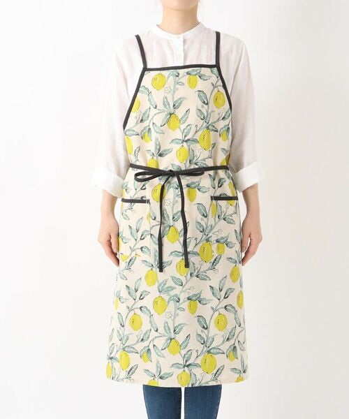 212 KITCHEN STORE / トゥーワントゥーキッチン ストア インテリア・生活雑貨・ホビー・ステーショナリー | レモンツリーロングエプロン NT | 詳細1