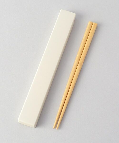 212 KITCHEN STORE / トゥーワントゥーキッチン ストア インテリア・生活雑貨・ホビー・ステーショナリー | やさしい彩 箸箱＆抗菌箸 乳白色 | 詳細1