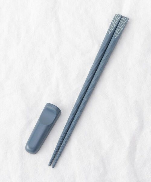 212 KITCHEN STORE / トゥーワントゥーキッチン ストア インテリア・生活雑貨・ホビー・ステーショナリー | すべらせん箸 雅 紺鼠 | 詳細1