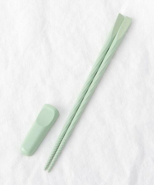212 KITCHEN STORE / トゥーワントゥーキッチン ストア インテリア・生活雑貨・ホビー・ステーショナリー | すべらせん箸 雅 若緑 | 詳細1