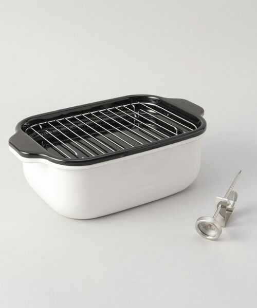 212 KITCHEN STORE / トゥーワントゥーキッチン ストア キッチンツール | 角型天ぷら鍋ワイド ＜富士ホーロー＞ | 詳細1