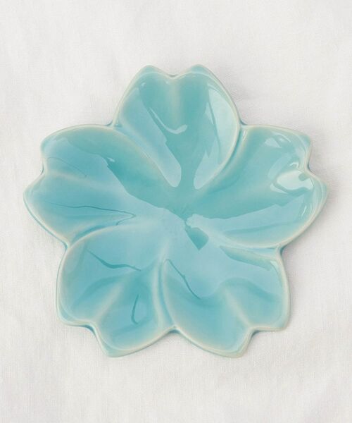 212 KITCHEN STORE / トゥーワントゥーキッチン ストア 食器 | 藍花 桜花皿 水色 | 詳細3