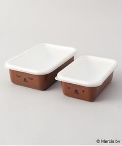 212 KITCHEN STORE / トゥーワントゥーキッチン ストア その他 | ボリスフェイス 浅型角容器2点セット ＜miffy ミッフィー＞