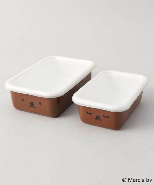 212 KITCHEN STORE / トゥーワントゥーキッチン ストア その他 | ボリスフェイス 浅型角容器2点セット ＜miffy ミッフィー＞ | 詳細2