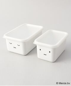 212 KITCHEN STORE / トゥーワントゥーキッチン ストア その他 | ミッフィーフェイス 深型角容器2点セット ＜miffy ミッフィー＞