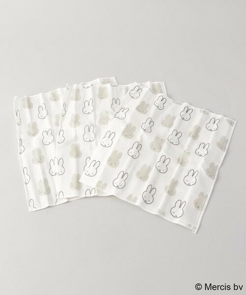 212 KITCHEN STORE / トゥーワントゥーキッチン ストア その他 | かや織ふきん3Pセット 顔だけミッフィー ＜miffy ミッフィー＞ | 詳細1