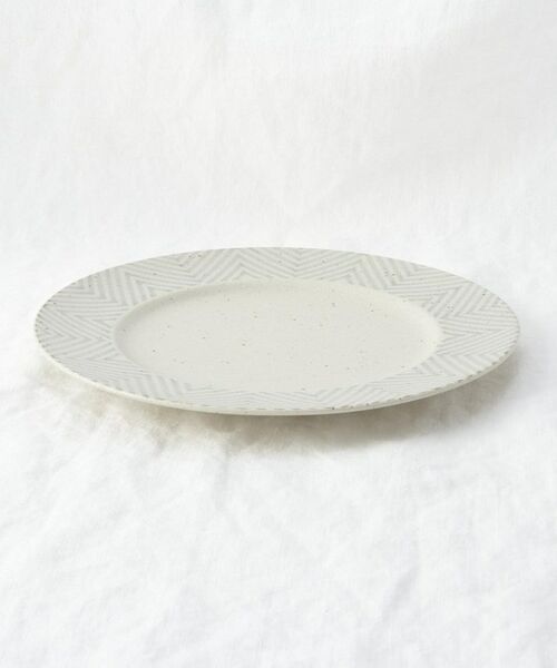 212 KITCHEN STORE / トゥーワントゥーキッチン ストア 食器 | ヘリンボーン リム9インチ皿 GY | 詳細1