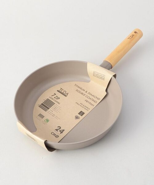 212 KITCHEN STORE / トゥーワントゥーキッチン ストア キッチンツール | チタン＆ダイヤモンドＷコーティング フライパン24cm GY ＜TI：DA ティーダ＞ | 詳細8