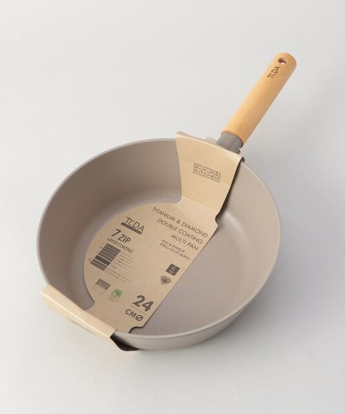 212 KITCHEN STORE / トゥーワントゥーキッチン ストア キッチンツール | チタン＆ダイヤモンドＷコーティング マルチパン24cm GY ＜TI：DA ティーダ＞ | 詳細8