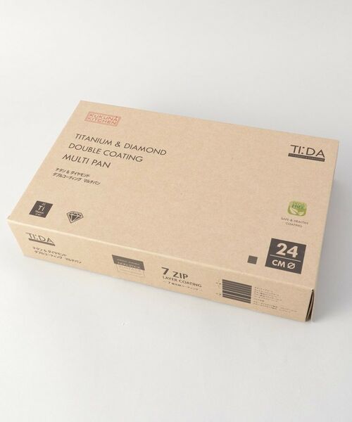 212 KITCHEN STORE / トゥーワントゥーキッチン ストア キッチンツール | チタン＆ダイヤモンドＷコーティング マルチパン24cm GY ＜TI：DA ティーダ＞ | 詳細9