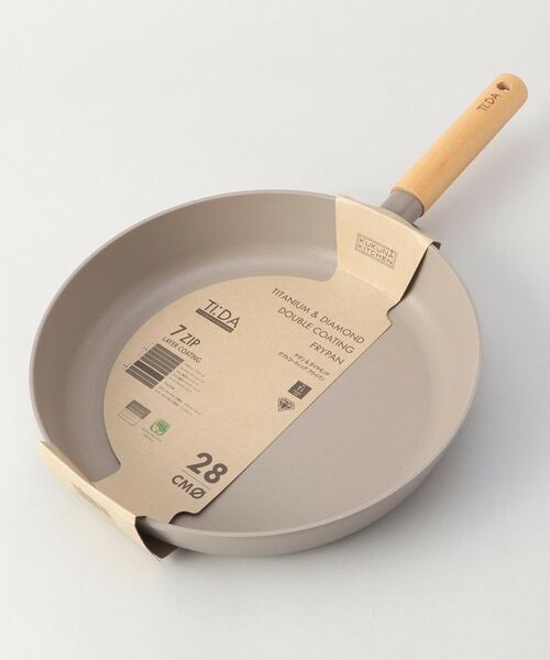 212 KITCHEN STORE / トゥーワントゥーキッチン ストア キッチンツール | チタン＆ダイヤモンドＷコーティング フライパン28cm GY ＜TI：DA ティーダ＞ | 詳細8