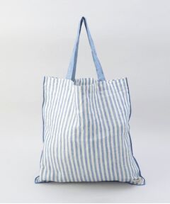 212 KITCHEN STORE / トゥーワントゥーキッチン ストア バッグ | リネンストライプ エコバッグL WH×BL ＜212Kオリジナル ＞