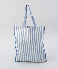 212 KITCHEN STORE / トゥーワントゥーキッチン ストア バッグ | リネンストライプ エコバッグS WH×BL ＜212Kオリジナル ＞