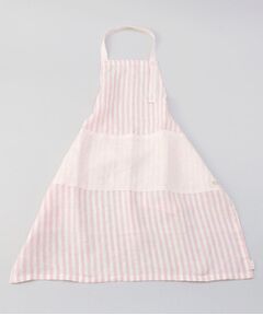 212 KITCHEN STORE / トゥーワントゥーキッチン ストア インテリア・生活雑貨・ホビー・ステーショナリー | リネンストライプ キッズエプロン WH×PK ＜212Kオリジナル ＞