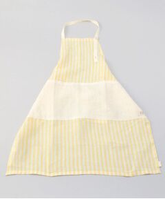 212 KITCHEN STORE / トゥーワントゥーキッチン ストア インテリア・生活雑貨・ホビー・ステーショナリー | リネンストライプ キッズエプロン WH×YE ＜212Kオリジナル ＞