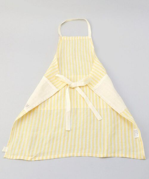 212 KITCHEN STORE / トゥーワントゥーキッチン ストア インテリア・生活雑貨・ホビー・ステーショナリー | リネンストライプ キッズエプロン WH×YE ＜212Kオリジナル ＞ | 詳細1