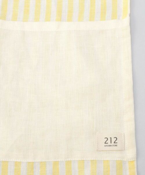 212 KITCHEN STORE / トゥーワントゥーキッチン ストア インテリア・生活雑貨・ホビー・ステーショナリー | リネンストライプ キッズエプロン WH×YE ＜212Kオリジナル ＞ | 詳細4