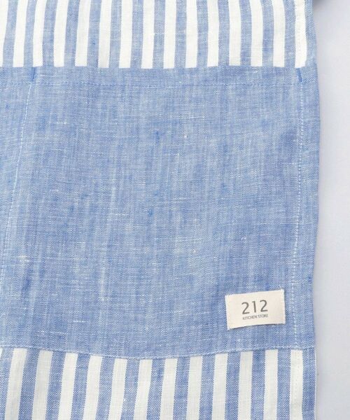 212 KITCHEN STORE / トゥーワントゥーキッチン ストア インテリア・生活雑貨・ホビー・ステーショナリー | リネンストライプ キッズエプロン WH×BL ＜212Kオリジナル ＞ | 詳細5