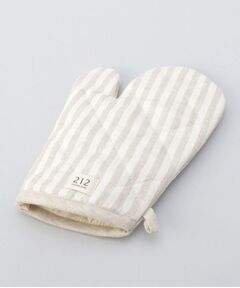 212 KITCHEN STORE / トゥーワントゥーキッチン ストア インテリア・生活雑貨・ホビー・ステーショナリー | リネンストライプ ミトン IV×BE ＜212Kオリジナル ＞