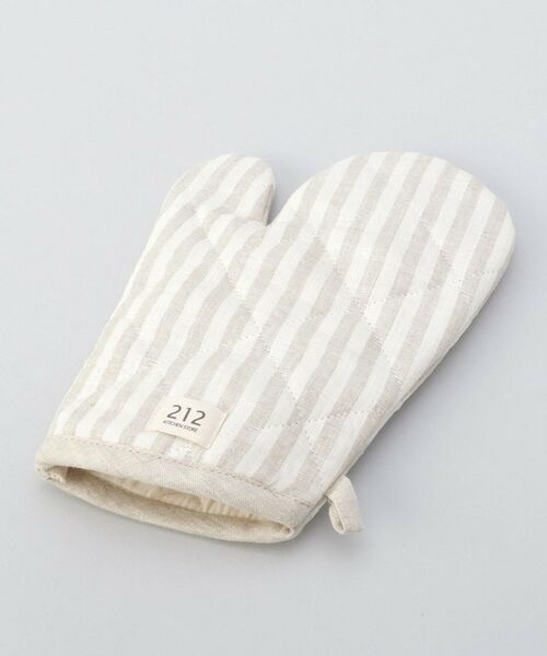 212 KITCHEN STORE / トゥーワントゥーキッチン ストア インテリア・生活雑貨・ホビー・ステーショナリー | リネンストライプ ミトン IV×BE ＜212Kオリジナル ＞ | 詳細1