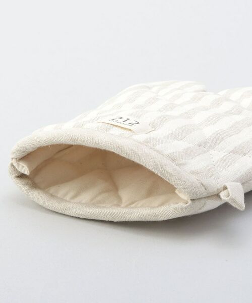 212 KITCHEN STORE / トゥーワントゥーキッチン ストア インテリア・生活雑貨・ホビー・ステーショナリー | リネンストライプ ミトン IV×BE ＜212Kオリジナル ＞ | 詳細3