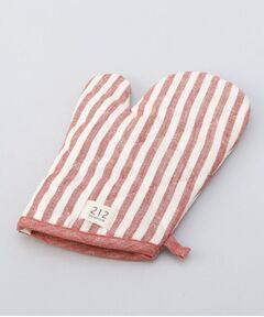 212 KITCHEN STORE / トゥーワントゥーキッチン ストア インテリア・生活雑貨・ホビー・ステーショナリー | リネンストライプ ミトン WH×RE ＜212Kオリジナル ＞
