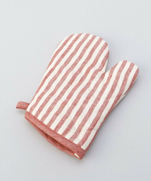 212 KITCHEN STORE / トゥーワントゥーキッチン ストア インテリア・生活雑貨・ホビー・ステーショナリー | リネンストライプ ミトン WH×RE ＜212Kオリジナル ＞ | 詳細2