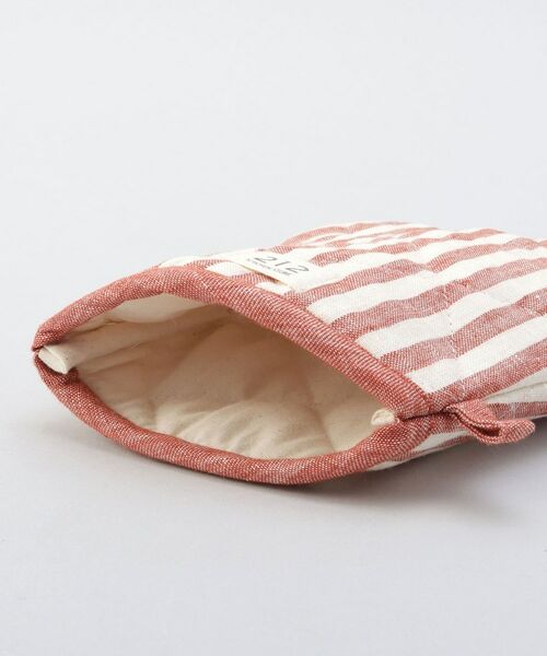 212 KITCHEN STORE / トゥーワントゥーキッチン ストア インテリア・生活雑貨・ホビー・ステーショナリー | リネンストライプ ミトン WH×RE ＜212Kオリジナル ＞ | 詳細3