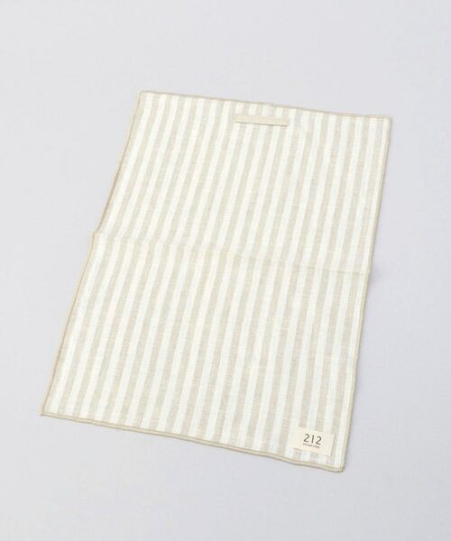 212 KITCHEN STORE / トゥーワントゥーキッチン ストア インテリア・生活雑貨・ホビー・ステーショナリー | リネンストライプ キッチンクロスS IV×BE ＜212Kオリジナル ＞ | 詳細1