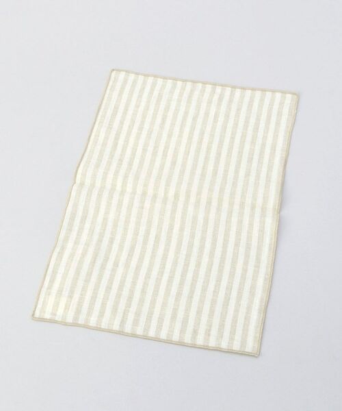 212 KITCHEN STORE / トゥーワントゥーキッチン ストア インテリア・生活雑貨・ホビー・ステーショナリー | リネンストライプ キッチンクロスS IV×BE ＜212Kオリジナル ＞ | 詳細2