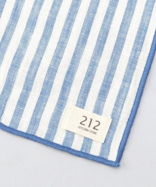 212 KITCHEN STORE / トゥーワントゥーキッチン ストア インテリア・生活雑貨・ホビー・ステーショナリー | リネンストライプ キッチンクロスL WH×BL ＜212Kオリジナル ＞ | 詳細3