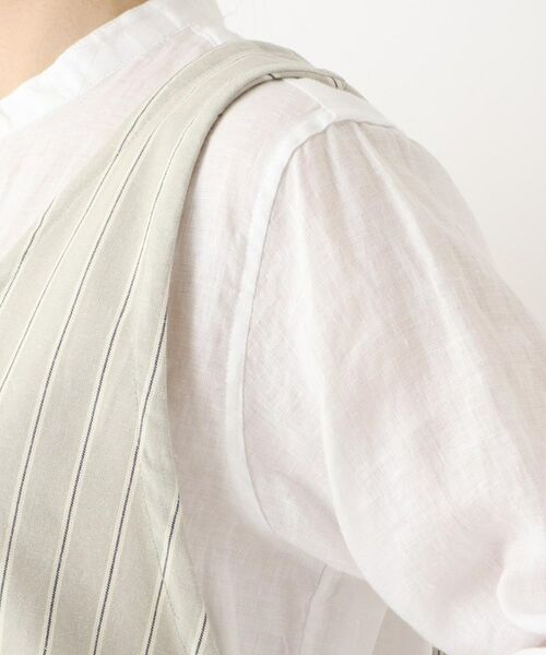 212 KITCHEN STORE / トゥーワントゥーキッチン ストア インテリア・生活雑貨・ホビー・ステーショナリー | シャンブレーストライプ フルエプロン GY ＜212Kオリジナル ＞ | 詳細5