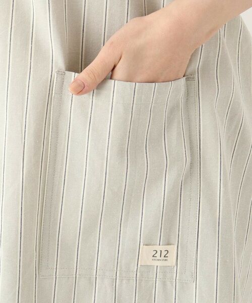 212 KITCHEN STORE / トゥーワントゥーキッチン ストア インテリア・生活雑貨・ホビー・ステーショナリー | シャンブレーストライプ フルエプロン GY ＜212Kオリジナル ＞ | 詳細6