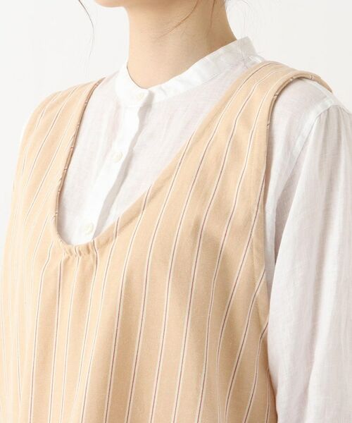 212 KITCHEN STORE / トゥーワントゥーキッチン ストア インテリア・生活雑貨・ホビー・ステーショナリー | シャンブレーストライプ フルエプロン NA ＜212Kオリジナル ＞ | 詳細4