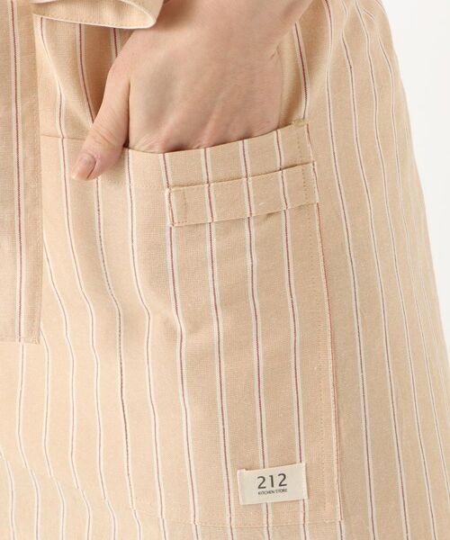 212 KITCHEN STORE / トゥーワントゥーキッチン ストア インテリア・生活雑貨・ホビー・ステーショナリー | シャンブレーストライプ カフェエプロン NA ＜212Kオリジナル ＞ | 詳細5