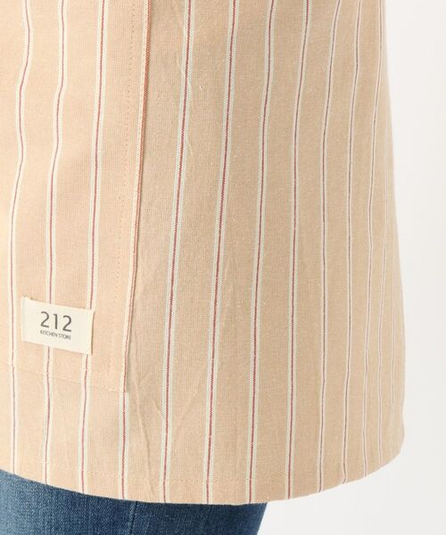 212 KITCHEN STORE / トゥーワントゥーキッチン ストア インテリア・生活雑貨・ホビー・ステーショナリー | シャンブレーストライプ カフェエプロン NA ＜212Kオリジナル ＞ | 詳細6
